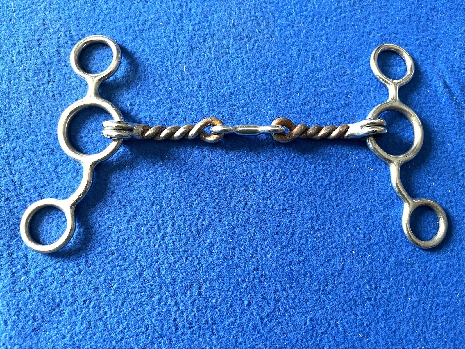 Sweet Iron Twisted Dog Bone 5” Western Contest Bit Marked PC Pro Choice