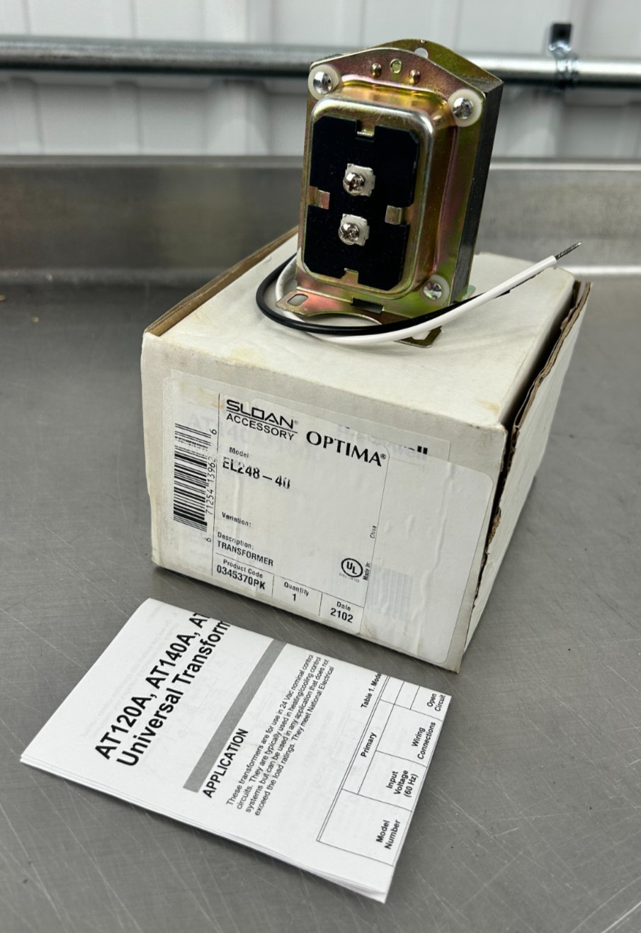 SLOAN OPTIMA EL248-40 BOX TRANSFORMER New In Box