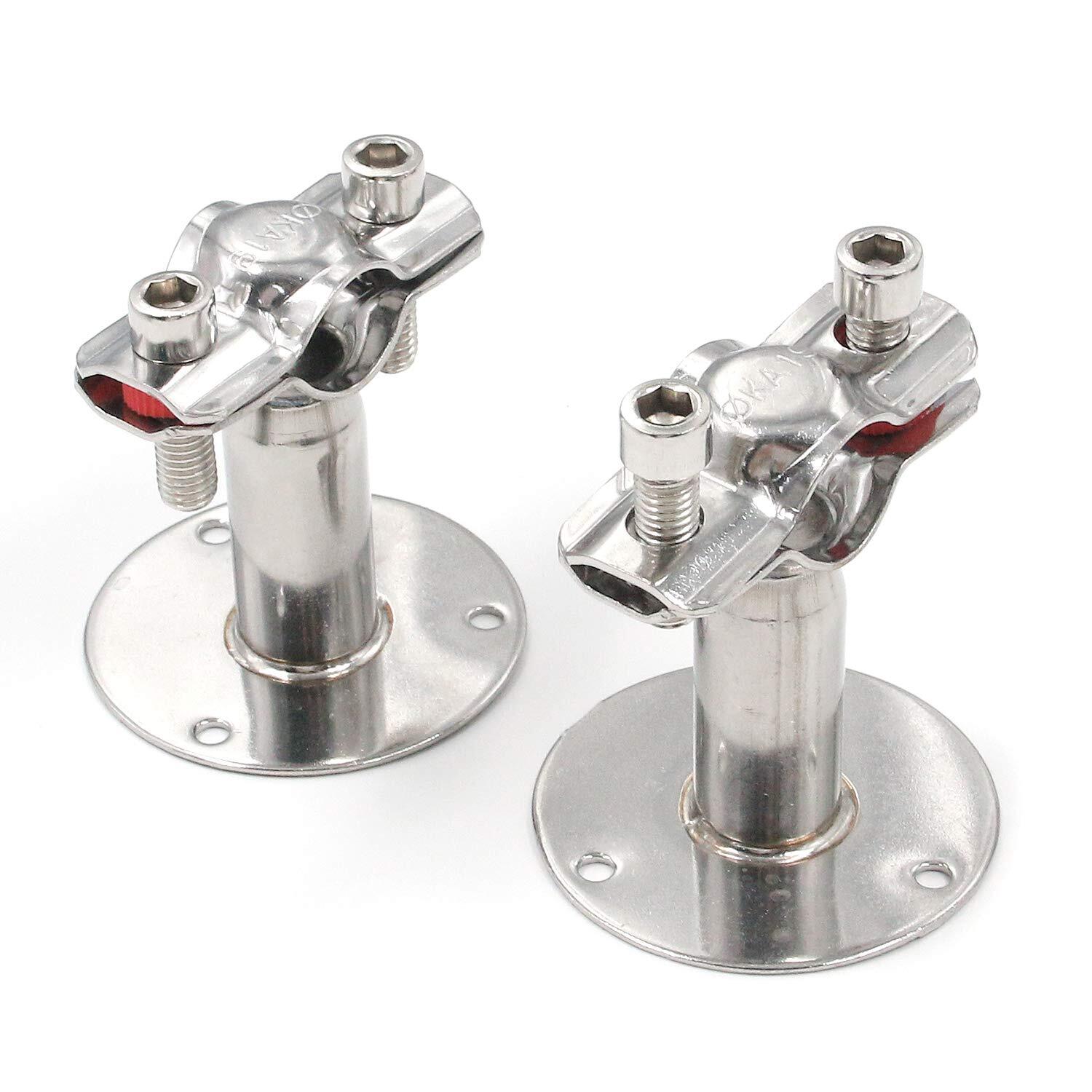 Pipe Bracket Clamp Stainless Steel Wall Mount Ceiling Mount Pipe Support Adjusta