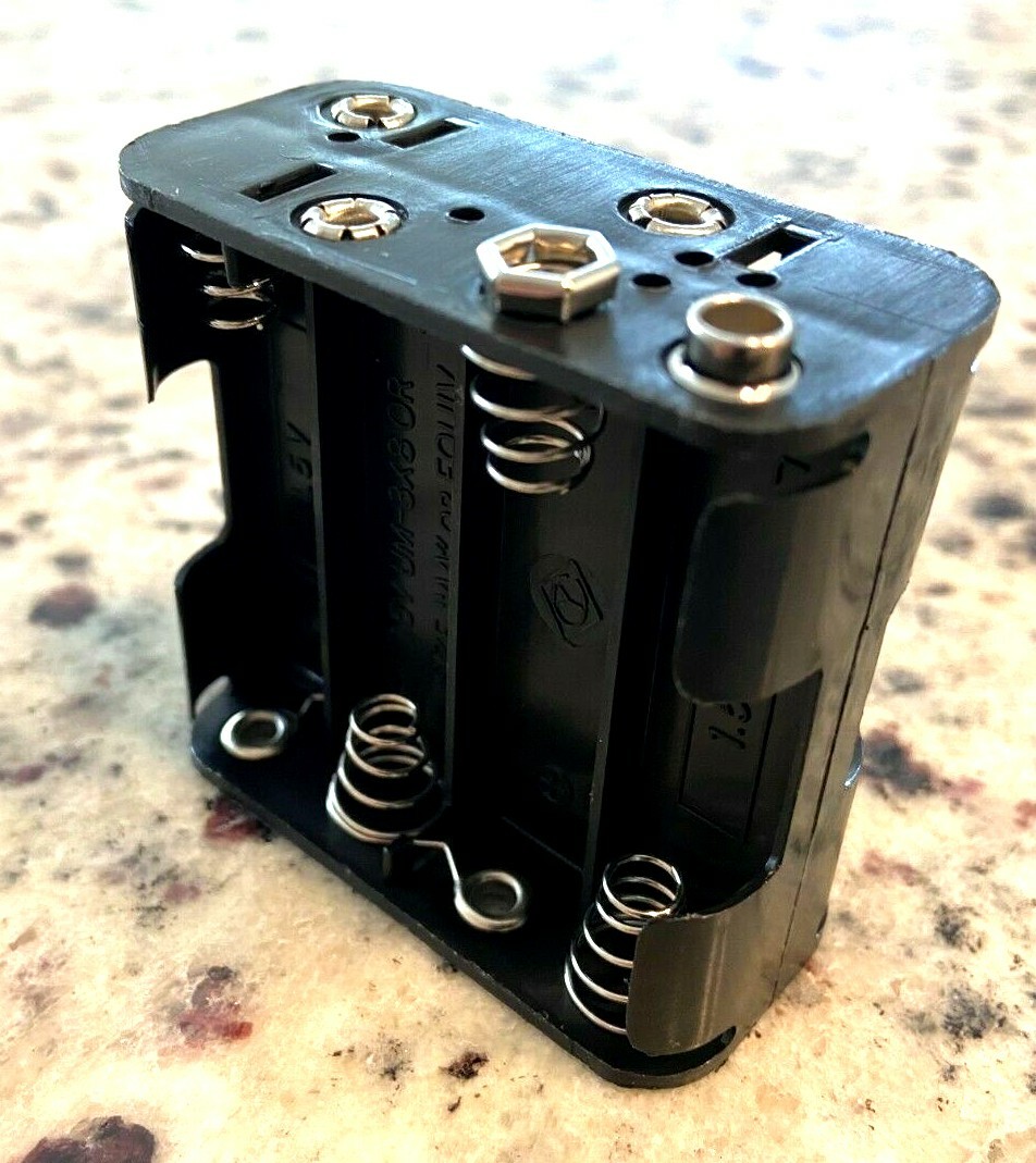 NEW FISHER GEMINI 3 METAL DETECTOR BATTERY PACK 12 VOLT HOLDER NEXT DAY SHIP