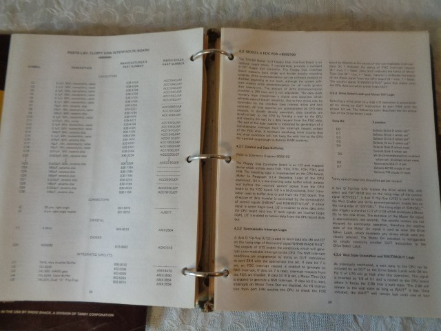 TRS - 80 Model 4 Technical Reference Manual - Catalog No. 26-2110 - Radio Shack
