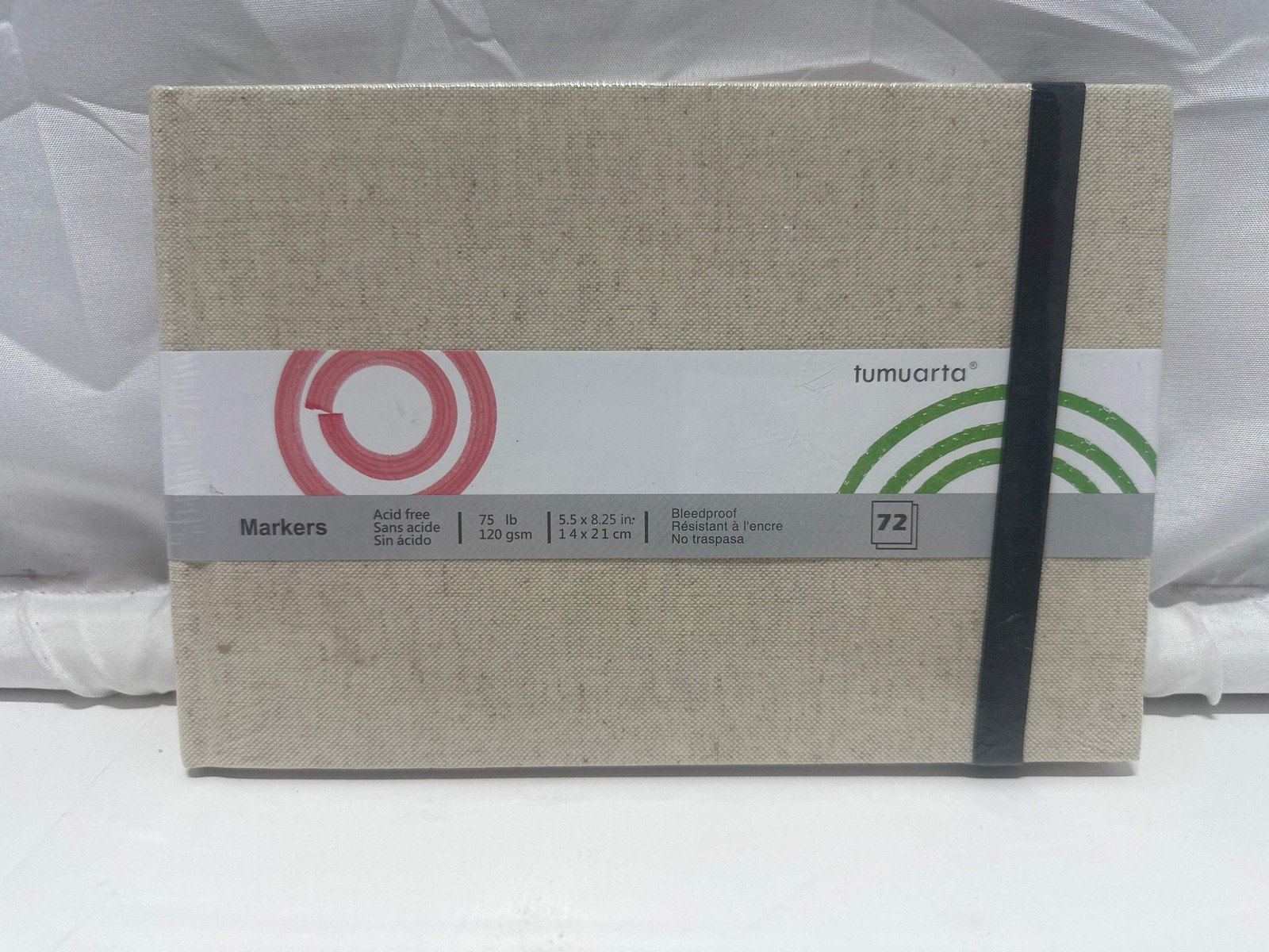 Tumuarta Marker Sketchbook – 5.5" x 8.25" Bleedproof Paper (72 Sheets)