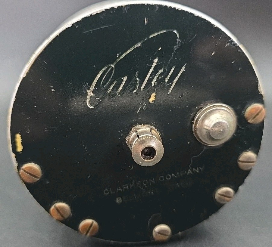 Vintage Castey Salt Water Reel Clarkson Company -For Parts Or Restoration Only-