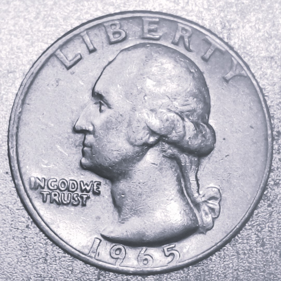 US 1965 P Washington Quarter Circulated Ungraded Philadelphia No Mark