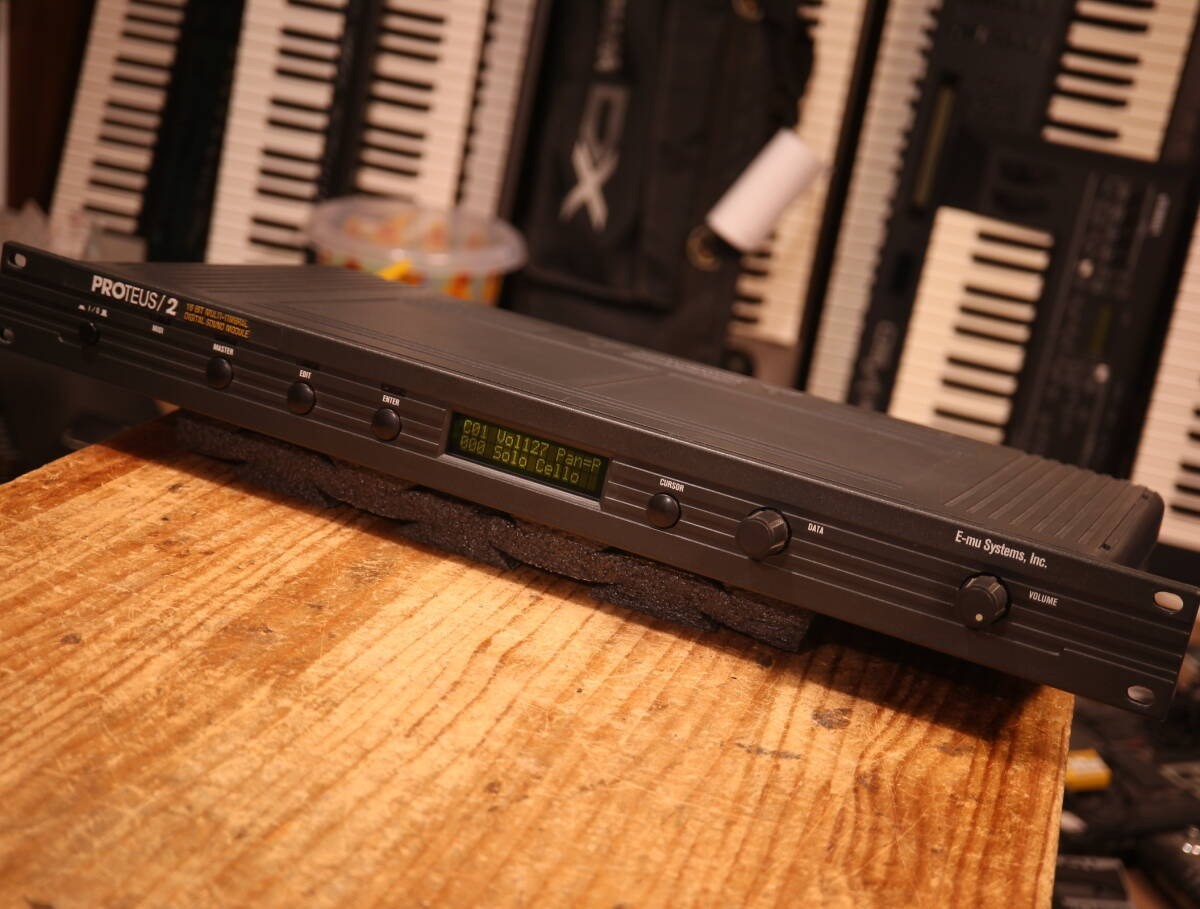 E-MU Proteus/2 16-Bit Multi-Timbral Digital Sound Module Rack Serviced Tested