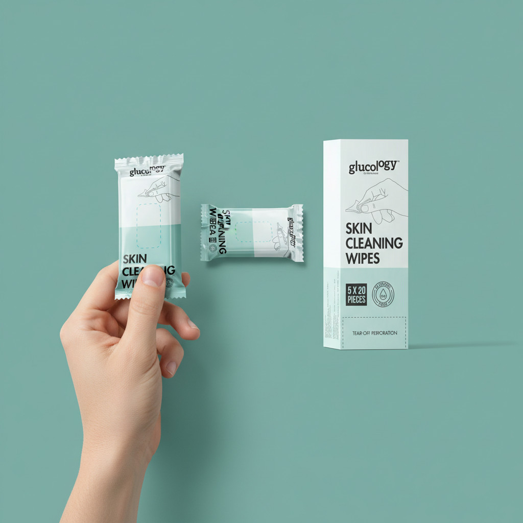 Alcohol Free Finger Cleaning Wipes | 100 Wipes | 5 Packs of 20 Wipes