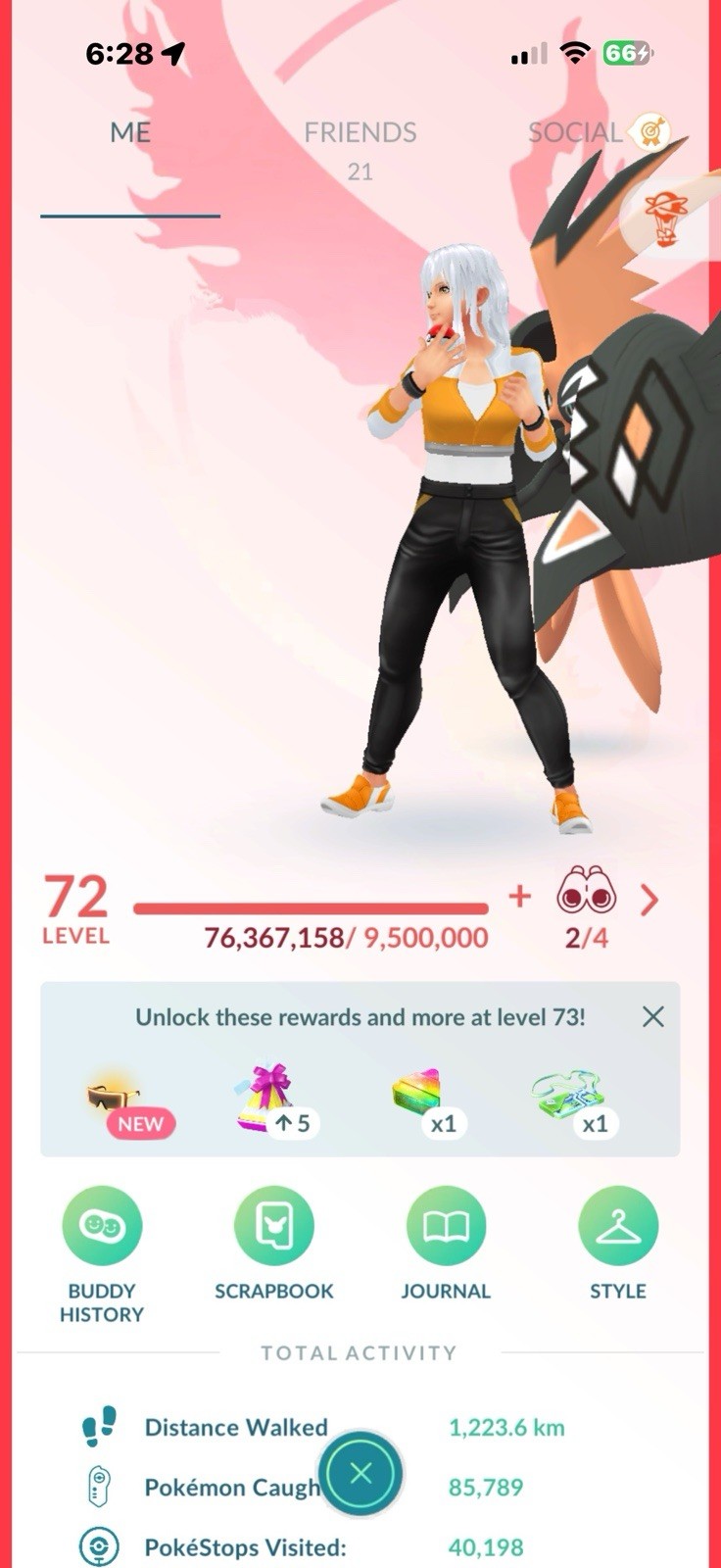 Pokémon GO Level 72