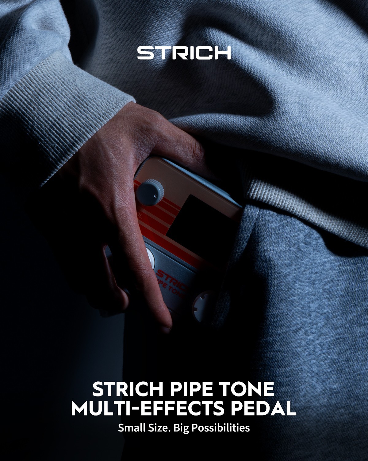 STRICH Pipe Tones Multi Effects Processor for Guitar Bass 8 Effects +Looper Drum