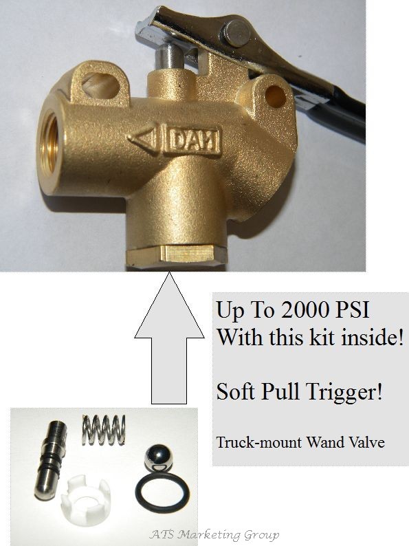 Carpet Cleaning  1/4" Brass Truckmount  Wand angle valve HIGH PRESSURE
