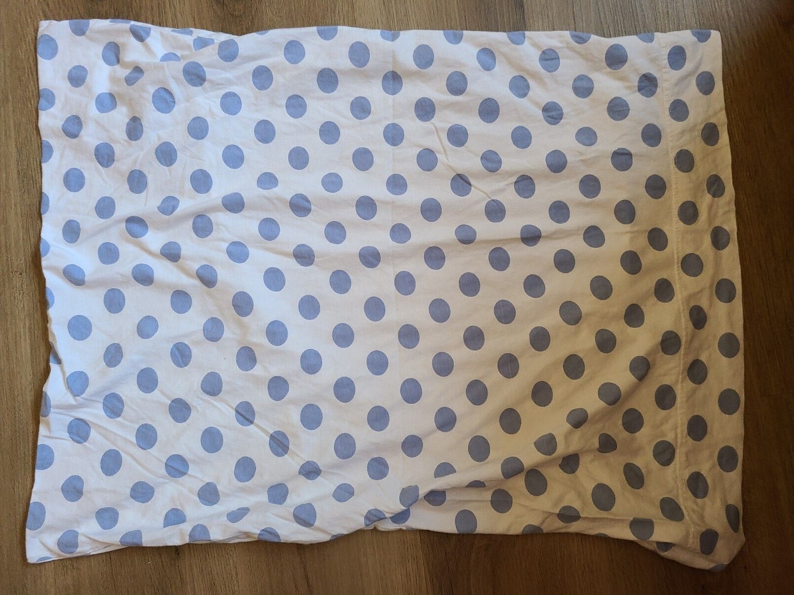 The Company Store "Blue Dots" Jersey Feel Pillowcase