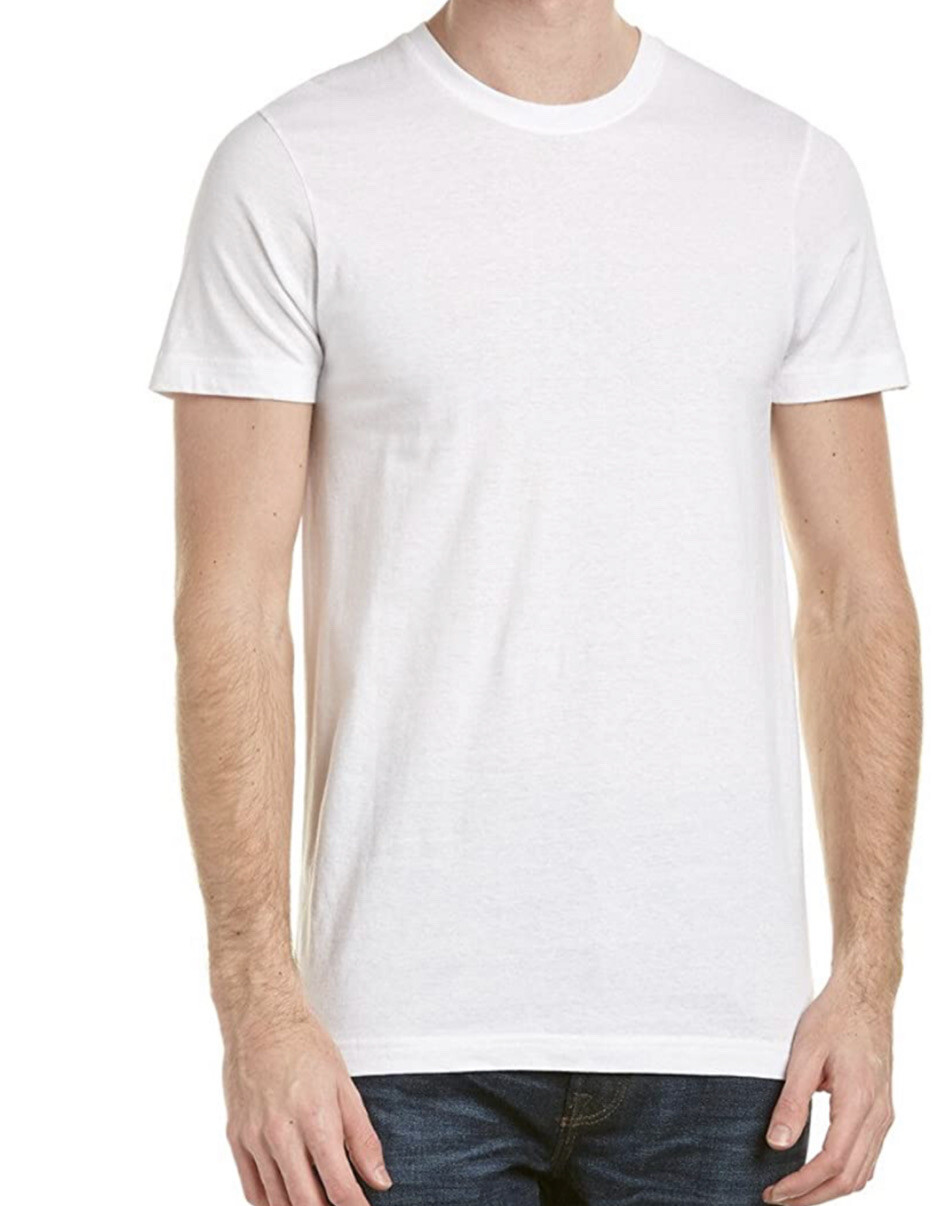 2(x)Ist 3 Pack, Men's Essential Crew Neck Undershirt Black/White/Grey -Medium