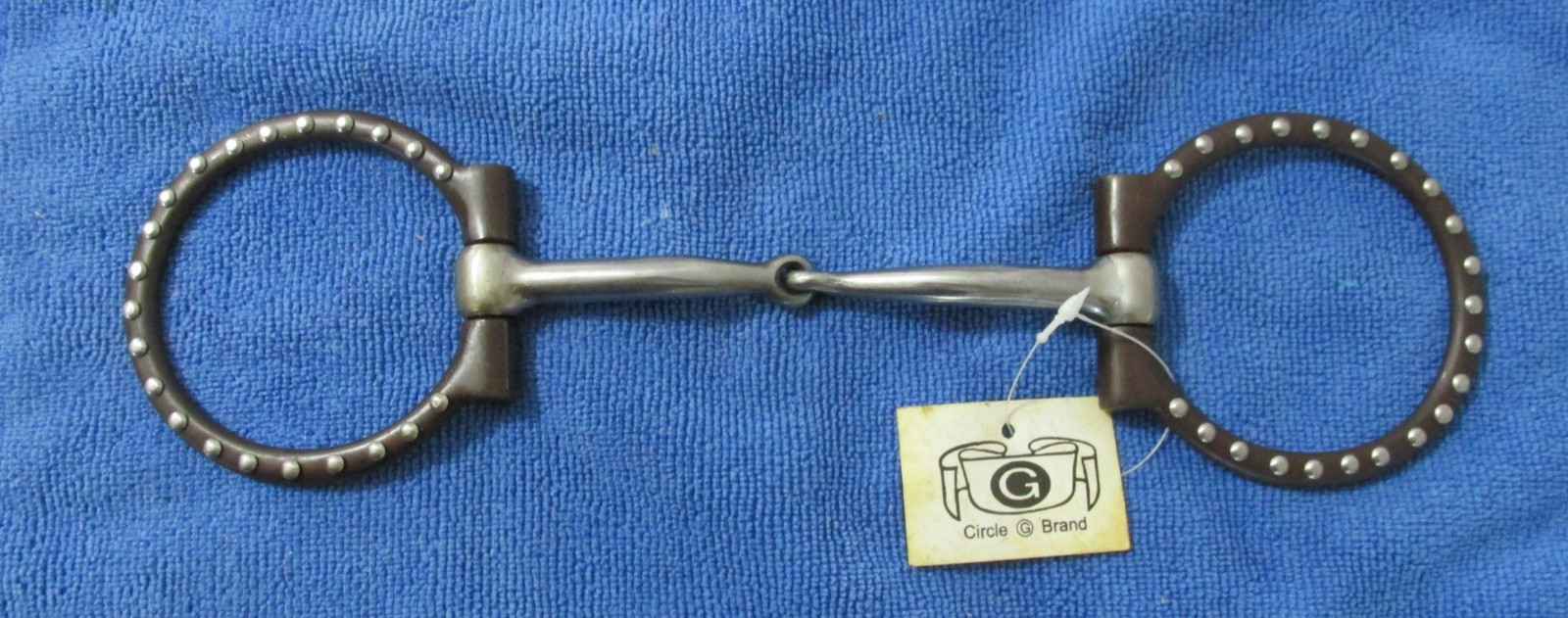 Antique Brown SS 5" mouth Stainless dot accent copper inlaid strips