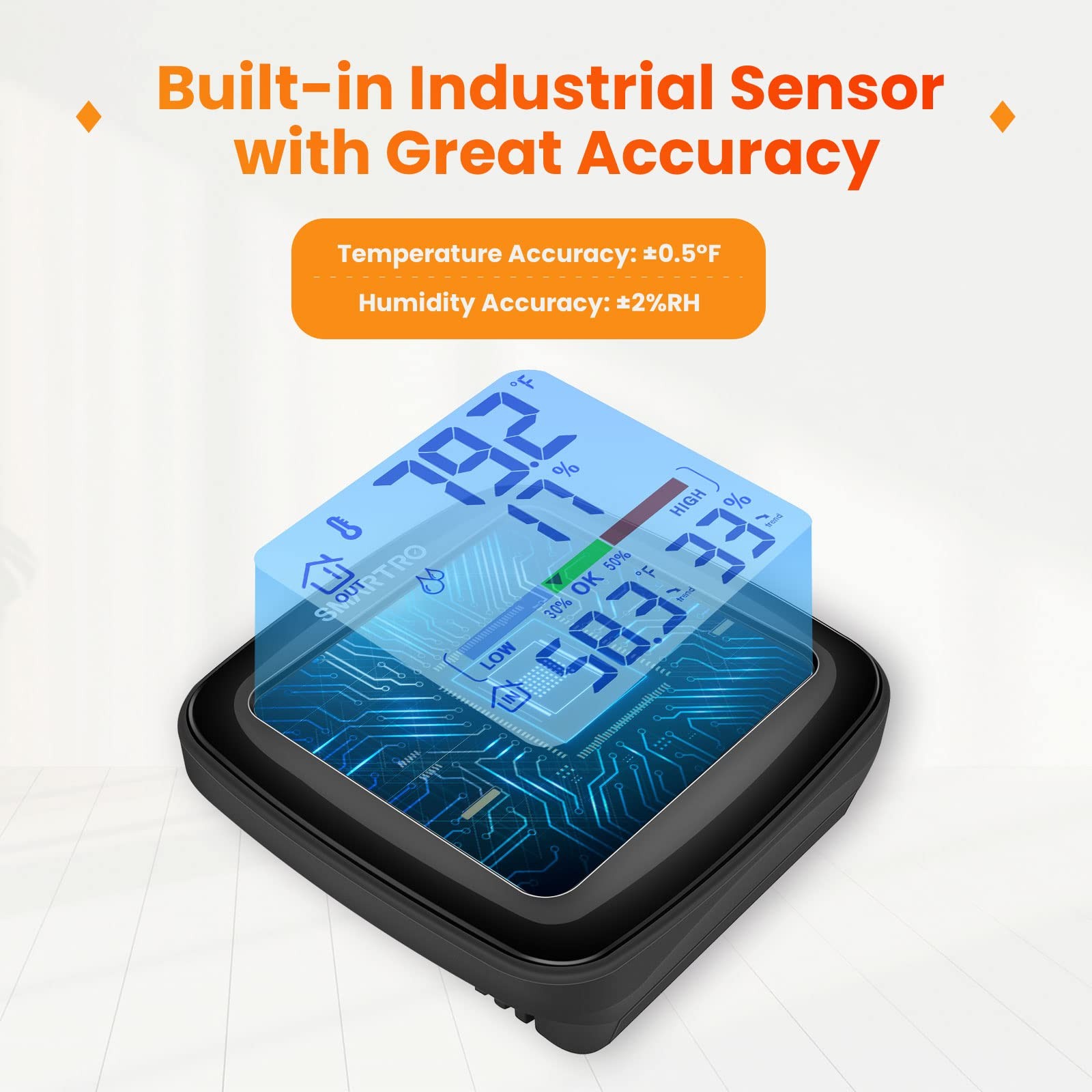 SC92 Professional Digital Wireless Indoor Outdoor Thermometer