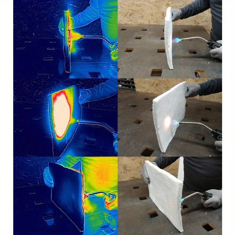 40cm×60cm Ceramic Fiber Fireproof Insulation Blanket For Multiple Uses New