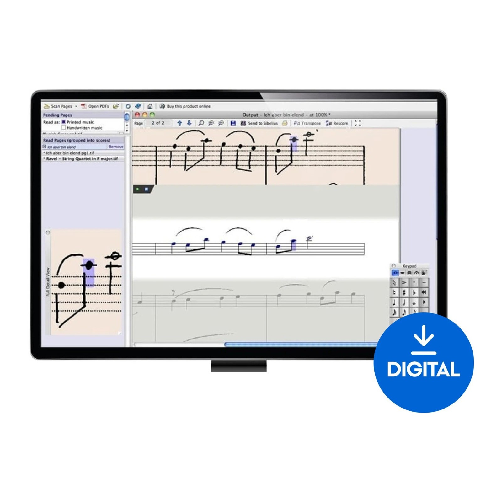 AudioScore Ultimate, Photoscore and NotateMe Ultimate Software Bundle