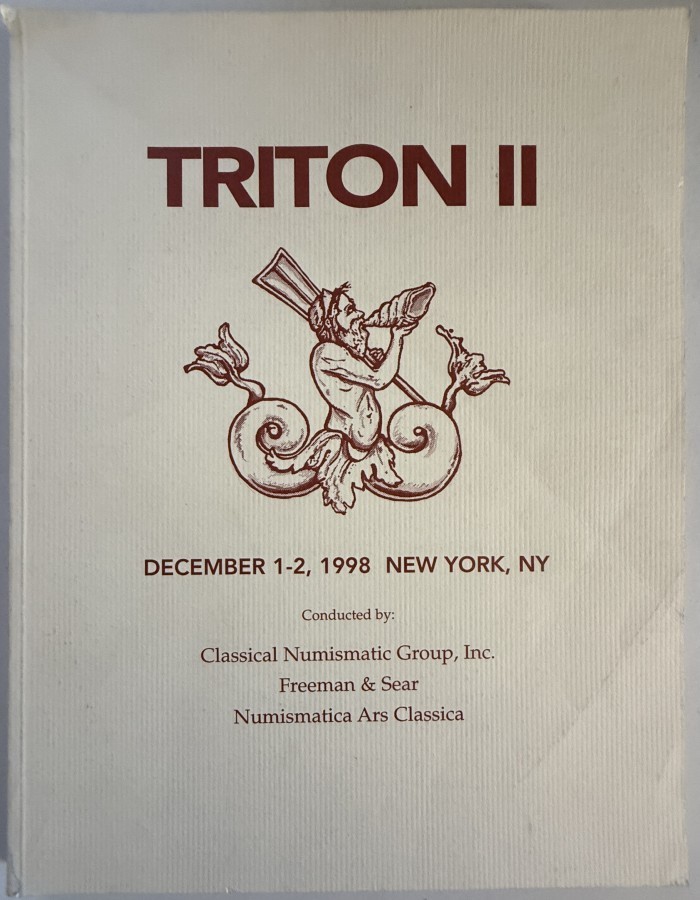 Triton II In Conjunction with the 27th NY International December 1-2, 1998 Coins