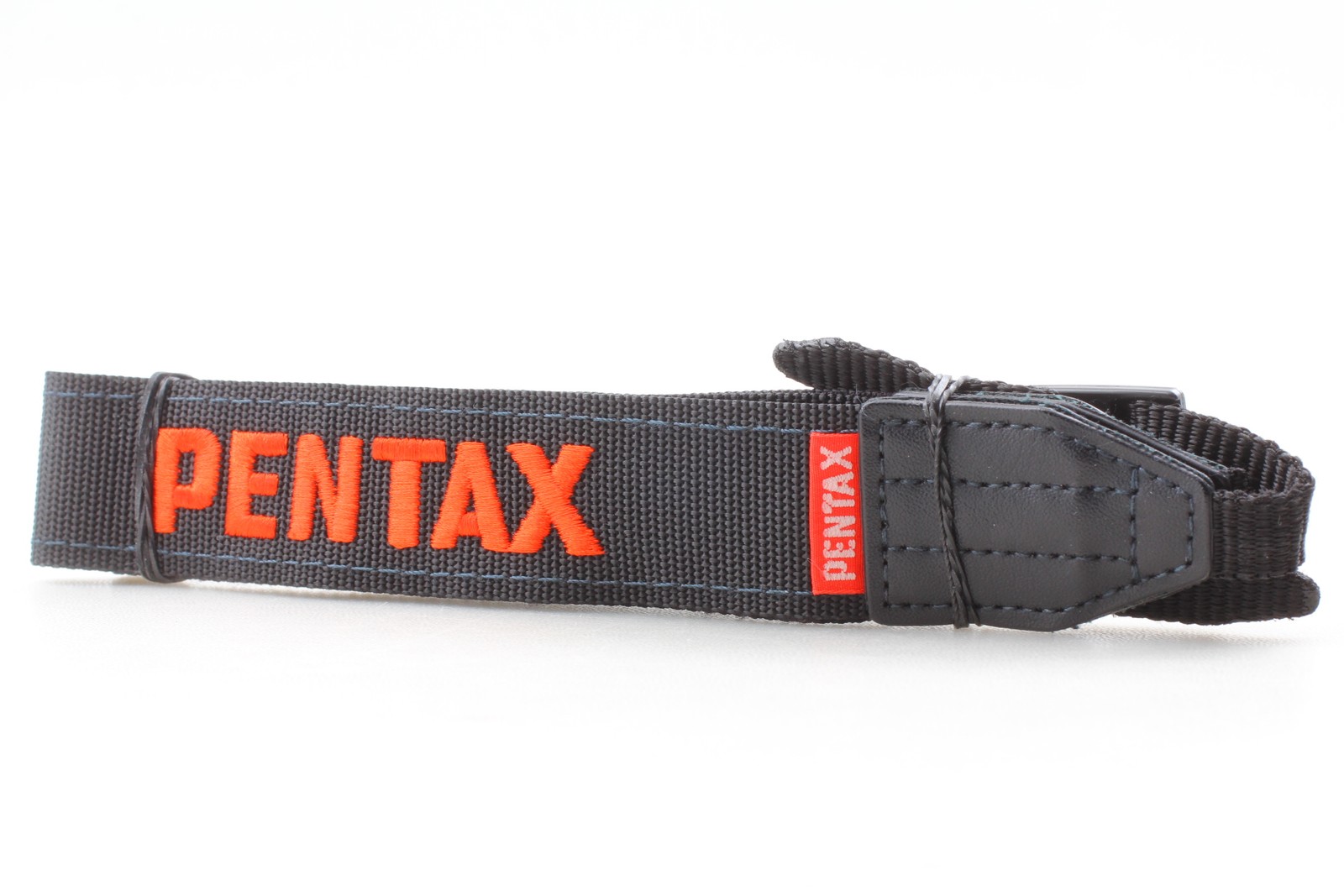 Genuine Pentax O-ST53 Wide Camera Neck Strap Black Red From JAPAN