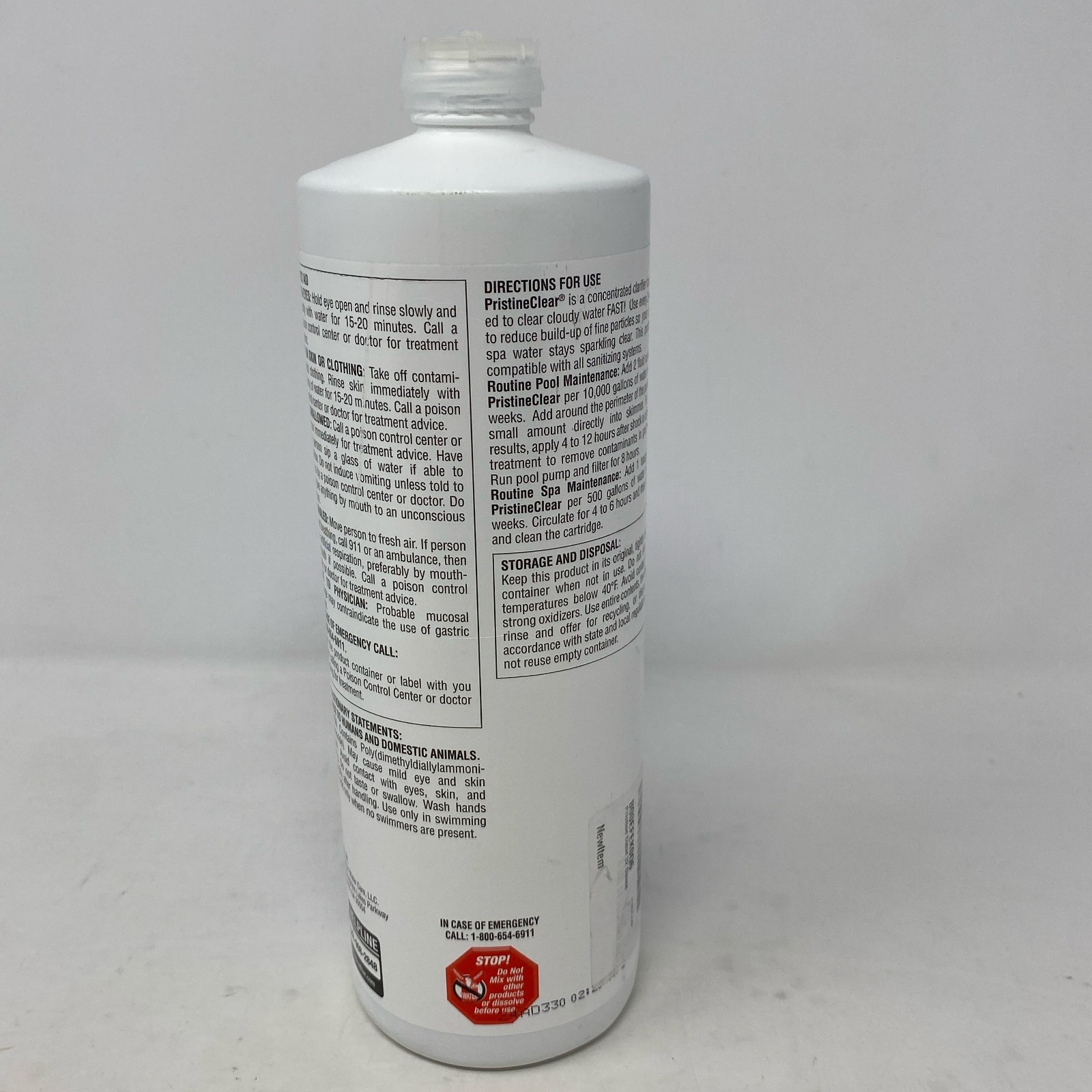 Pristine Blue PristineClear Water Clarifier 32 oz - Blue/White