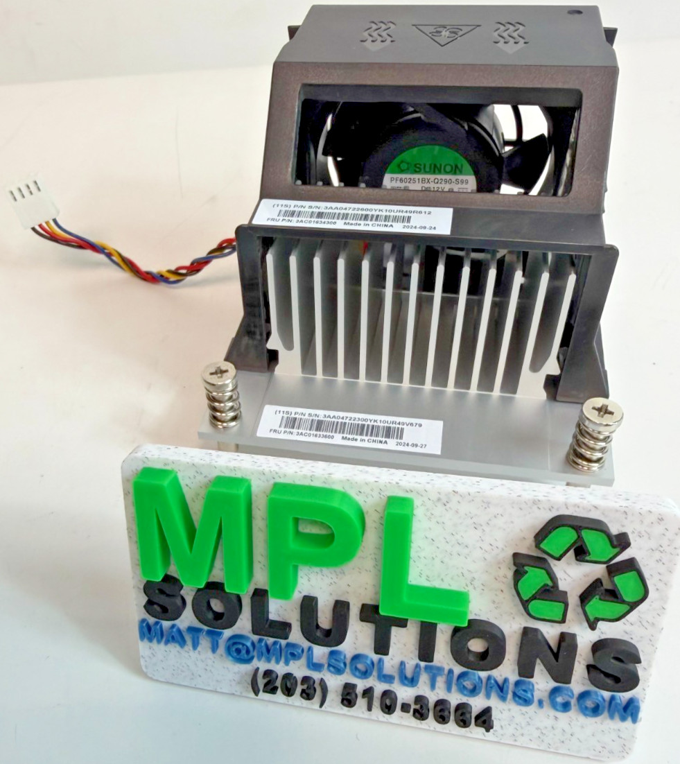 Toshiba TCX 900 4901-915 Heatsink+fan w/ shroud FRU 3AC01634300 3AC01633600 NEW!