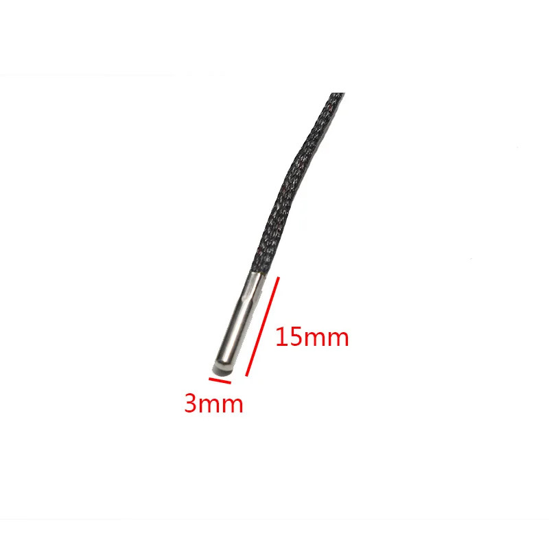 Fiber Glass Wire High Temperature Control NTC Thermistor Sensor Probe 350 Degre