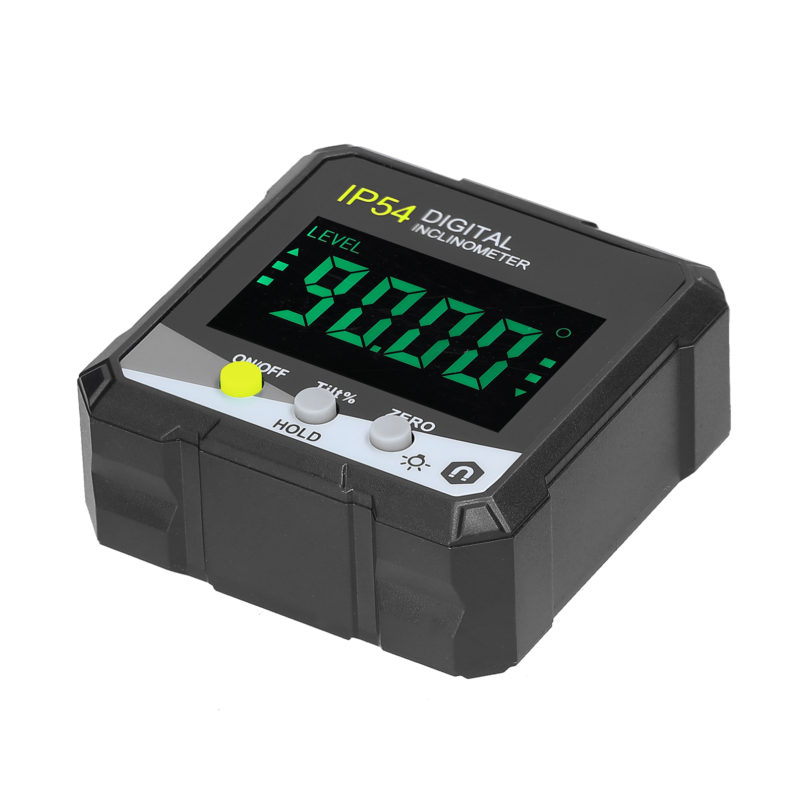 IP54 4*90° Portable Digital Inclinometer LCD Backlight Digital Protractor P8V4