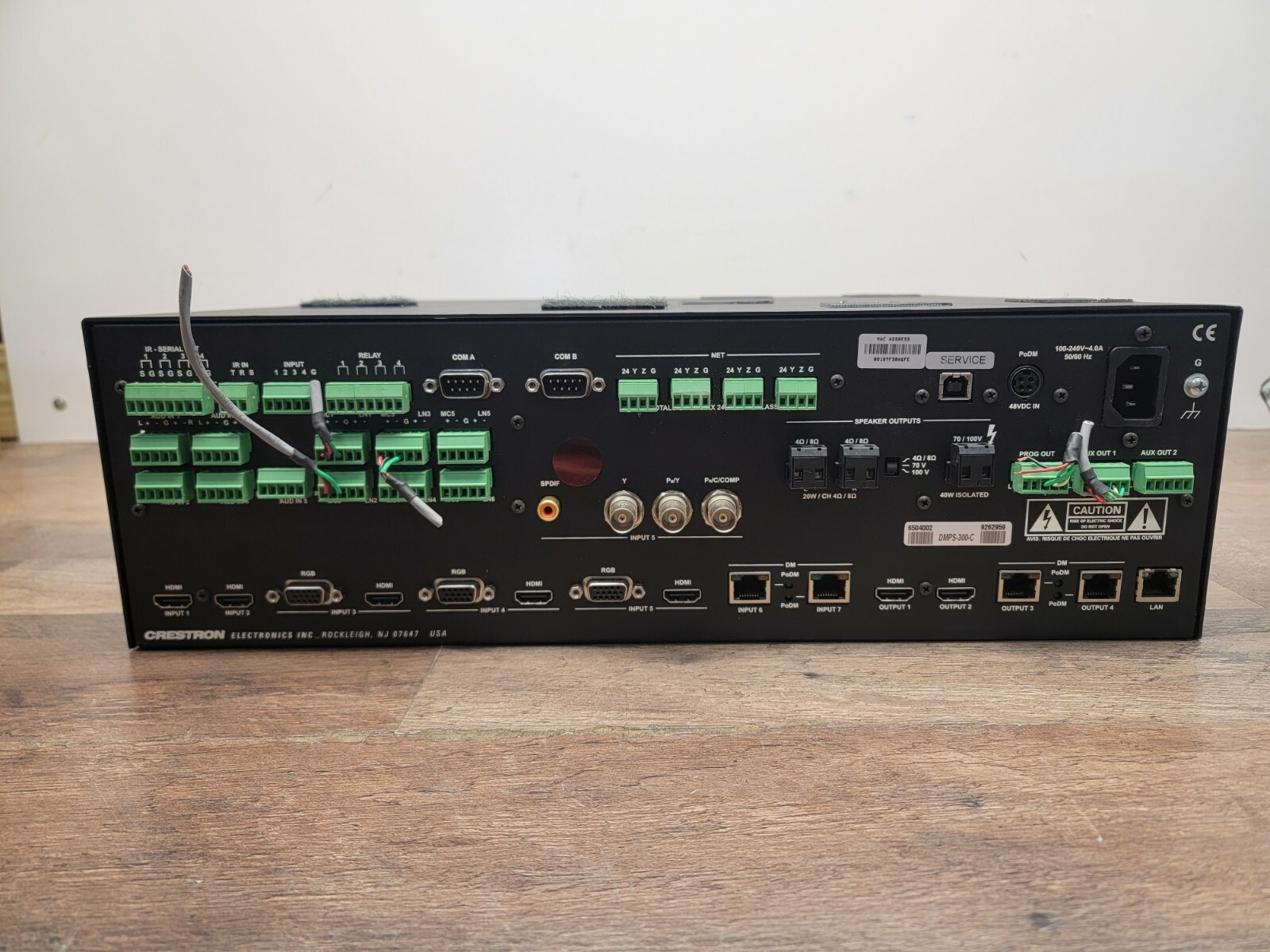 CRESTRON DMPS-300-C HDMI DIGITAL MEDIA PRESENTATION