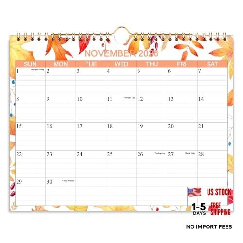 Calendar 2026-2027 - Wall Calendar from Apr 2026 to Jun 2027- 8.5" X 11"