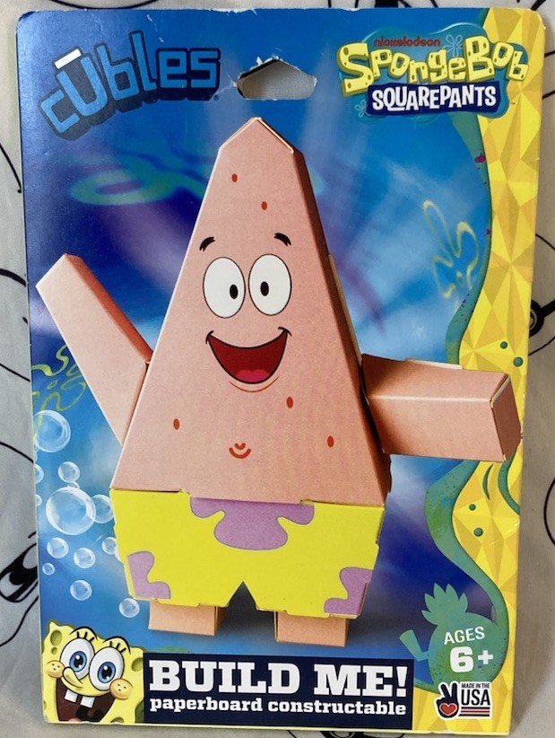Cubles SpongeBob SquarePants 3D Buildable Toy Nickelodeon 6+ Patrick USA