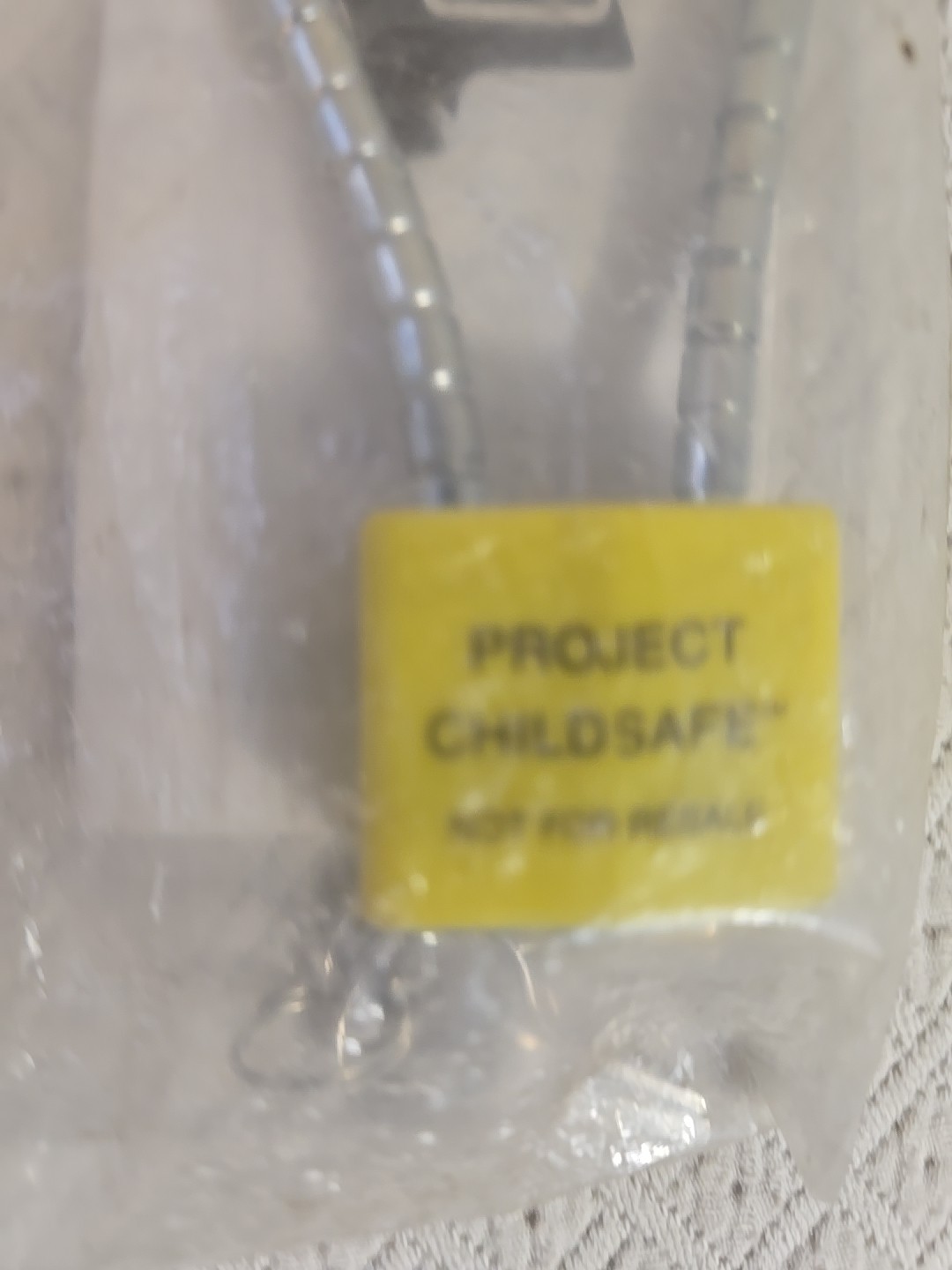 Project Child Safe Lock with Key. Sealed Hand Gun Lock