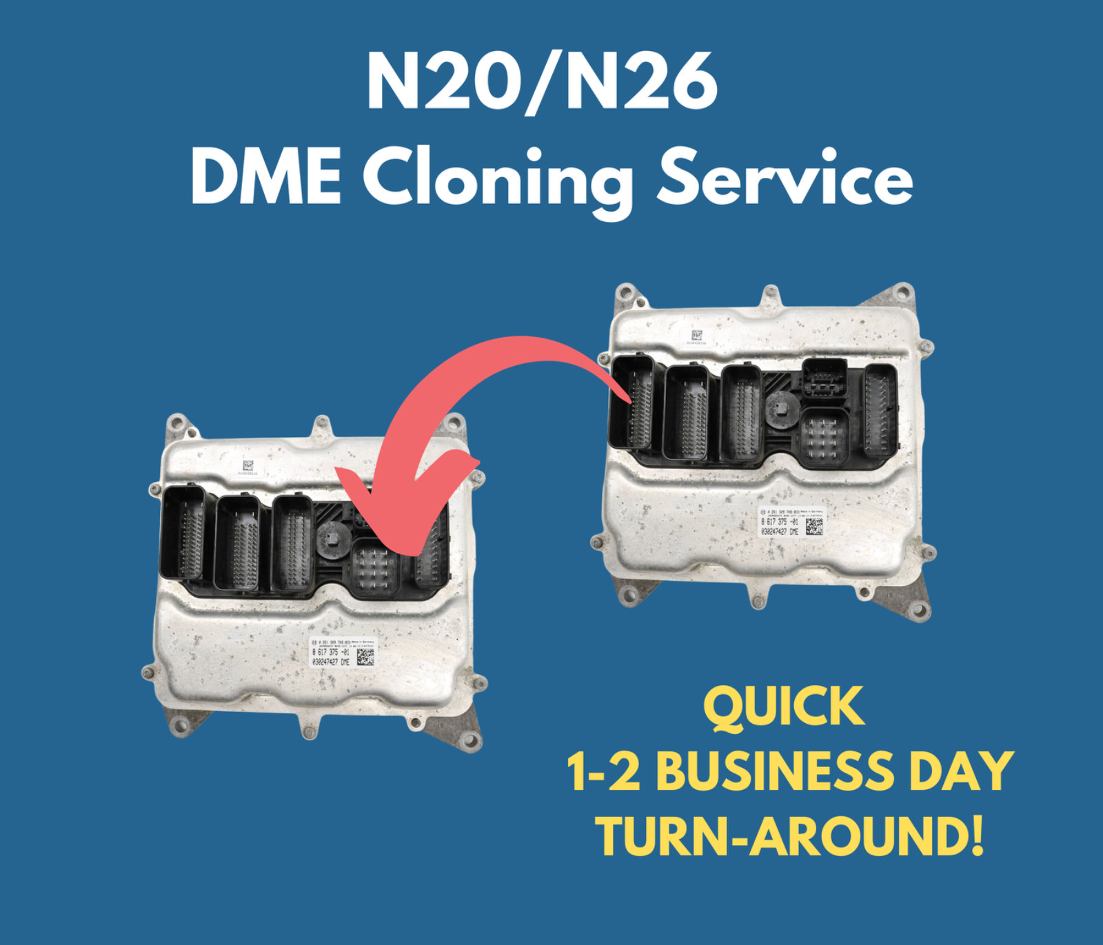 BMW N20 N26 DME ECU ECM Cloning Service 2.0L TURBO 320I 328I 428I 528I X3 X4 28I