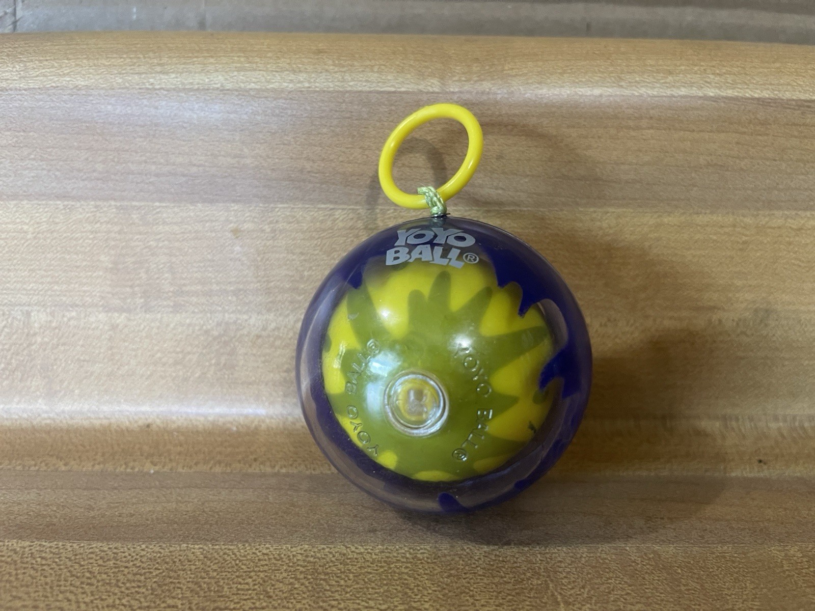 Yo Yo Ball 2003 Purple Yellow Green Splatter 🫟 Vintage Kids Fun Rare Colors! 🪀
