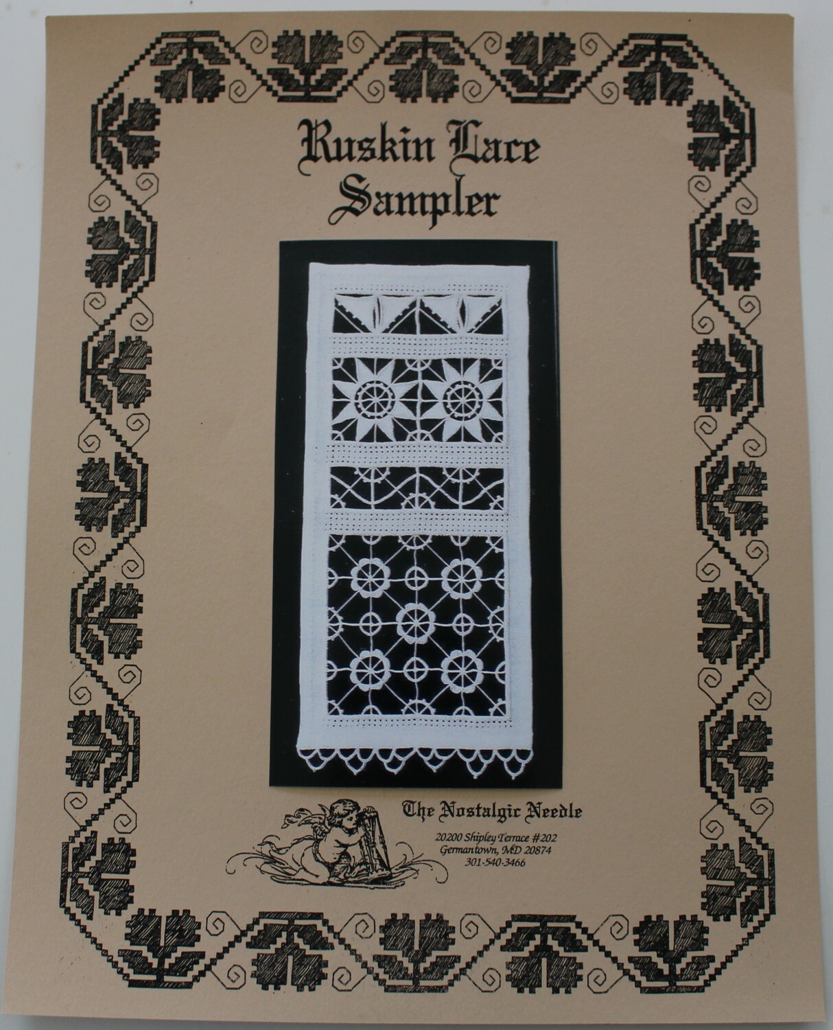 Ruskin Lace Sampler - by Nostalgic Needle