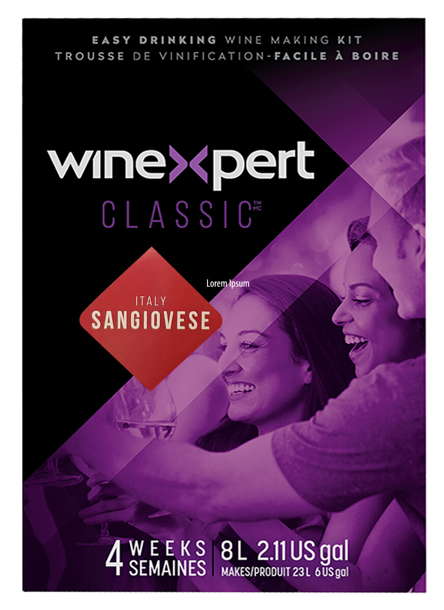 Classic Italian Sangiovese Wine Ingredient Kit