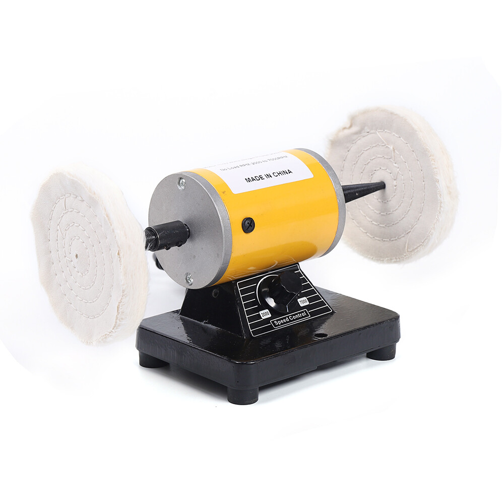 200W Jewellery Polishing Machine Dental Lab Mini Lathe Buffing Polisher Grinder