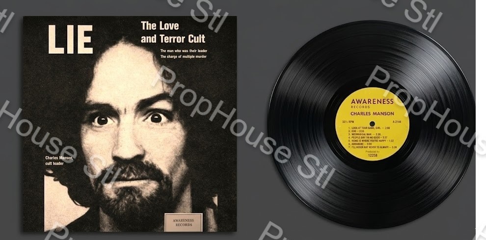 Charles Manson –Vinyl- Lie: The Love and Terror Cult LP New/Sealed 1970 NOT CD