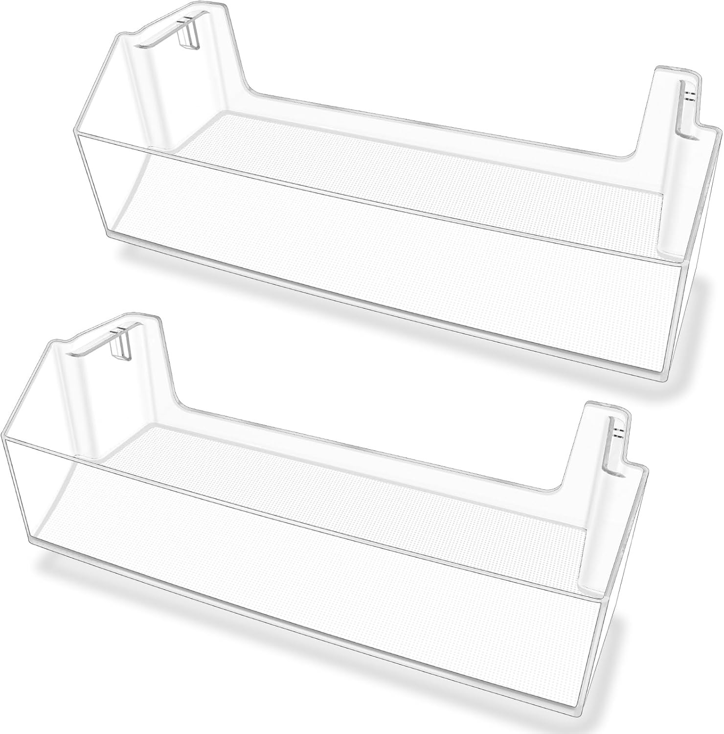 [2 PACK] New WRS315SDHZ08 WRS325SDHZ08 Refrigerator Door Shelf Bin Fit Whirlpool