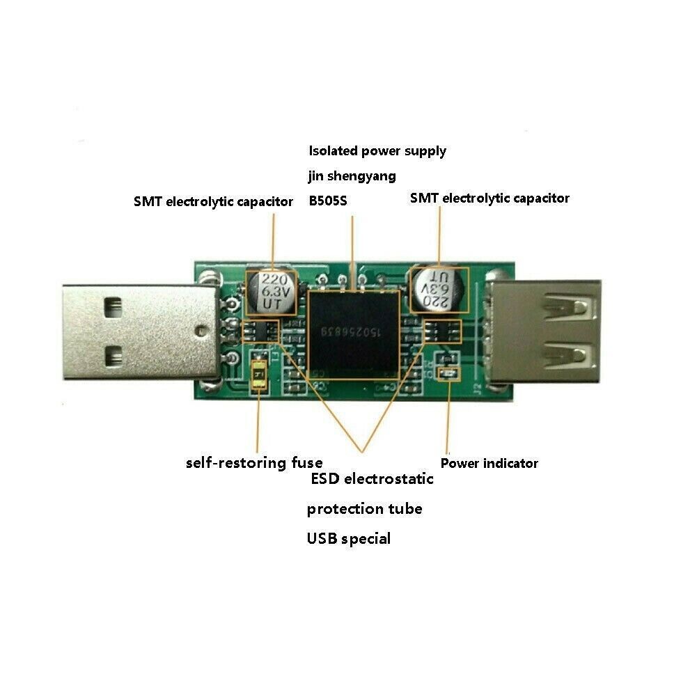 ADUM3160 USB Isolation Board Module Signal Audio Power Isolator Module