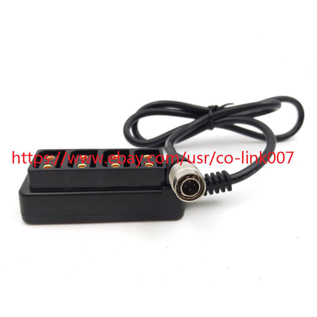 12V HRS4pin D-tap Splitter, for ARRI/CANON/SONY/TERADEK Power Cable 24inch