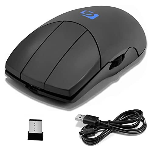 Shengshou 3 Button Mouse Side Scrolling Wireless with 3 Button Scroll Wheel 249