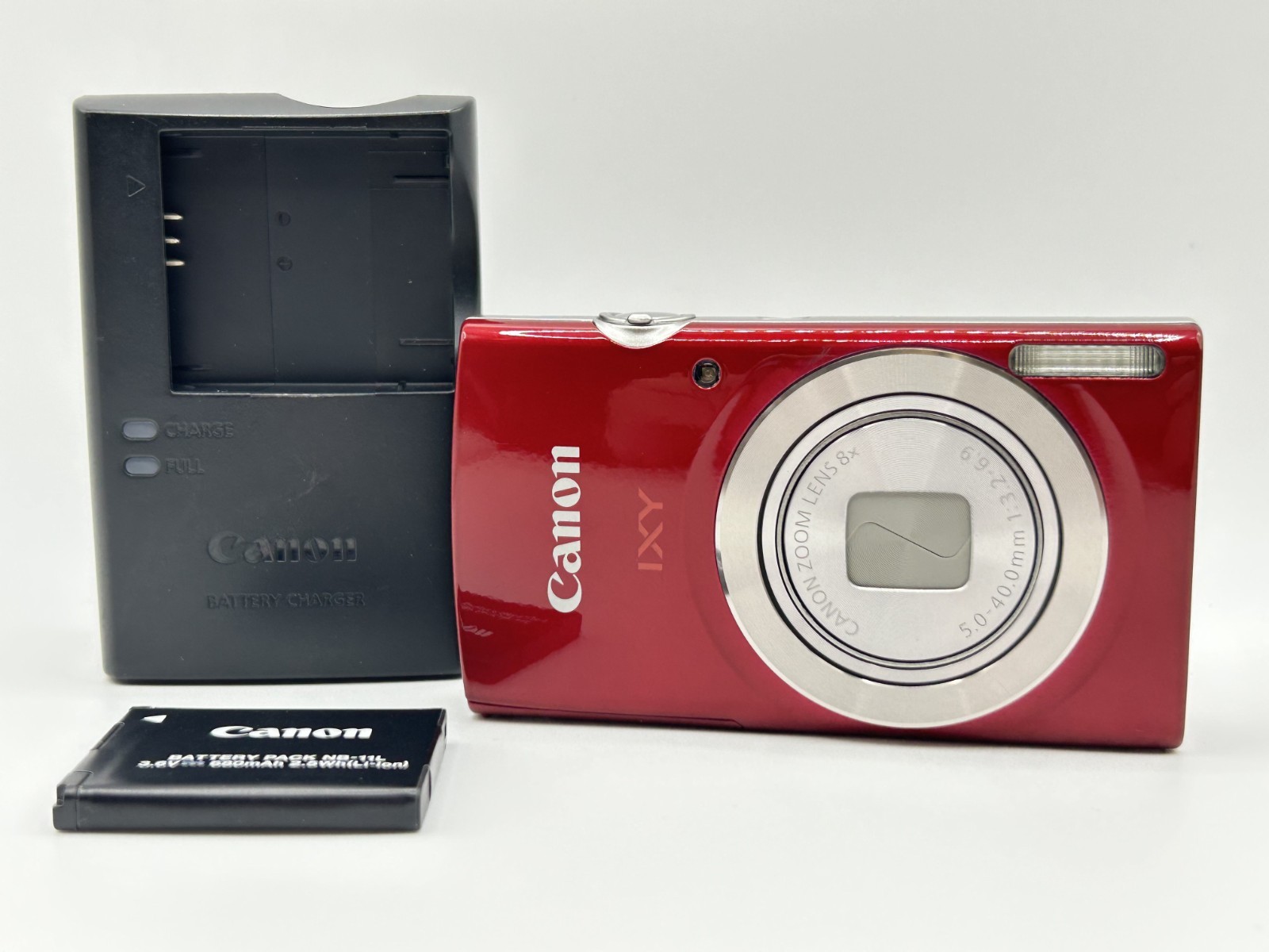 [Near Mint] Canon IXY 180 PowerShot ELPH 180 Compact Digital Camera Red Japan