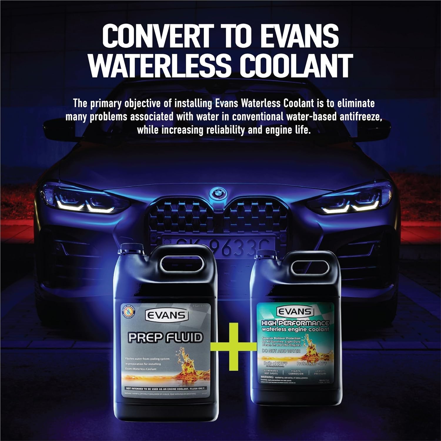 Cooling Systems EC53001 Waterless Engine Coolant 128 fl oz Replacement