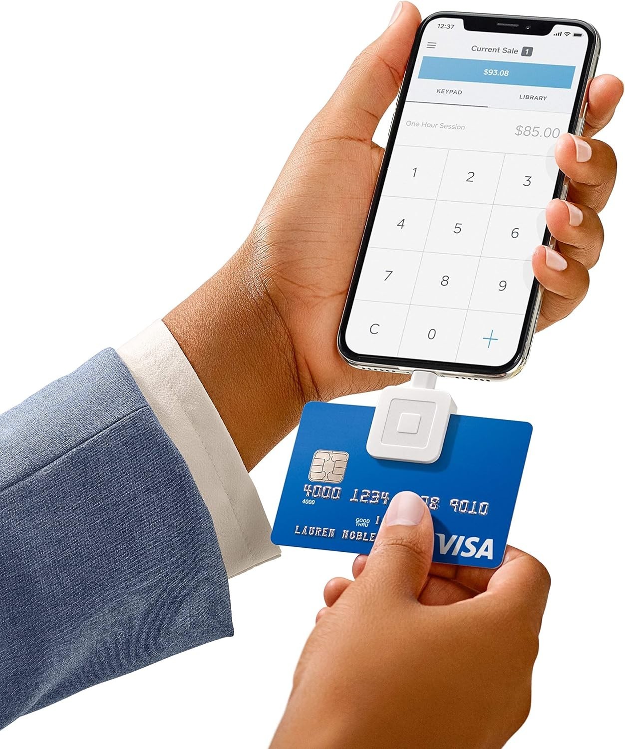 Credit Card Reader Chip Machine for Mobile Phones, iPhone iPad, Square