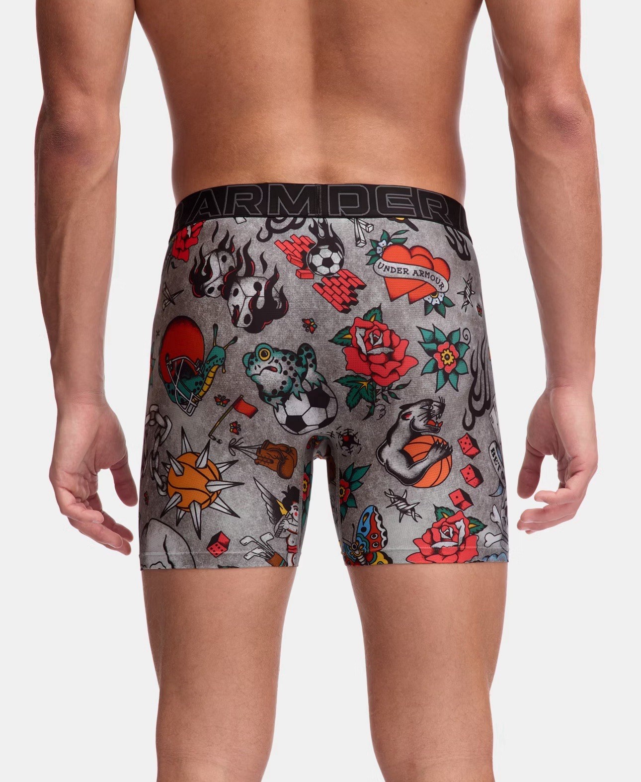 Under Armour Mens Large Performance Tech Mesh Boxerjock 6” Inch 1388624-960