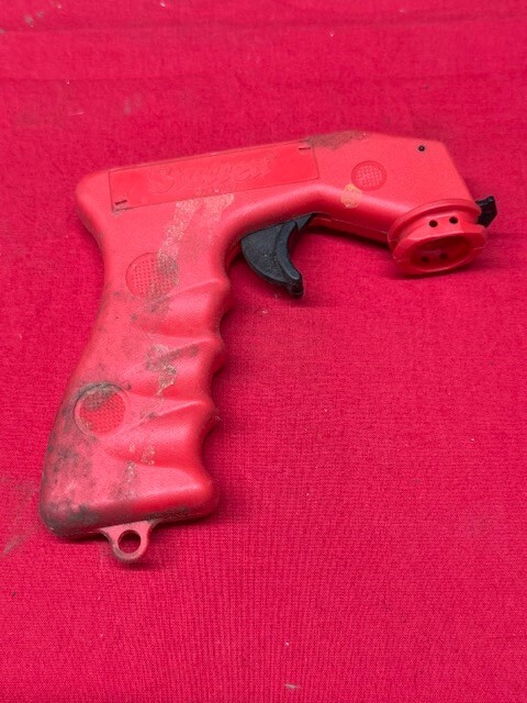 Starrett Pistol Grip Sprayer for Aerosol Can - Old Inventory - Red
