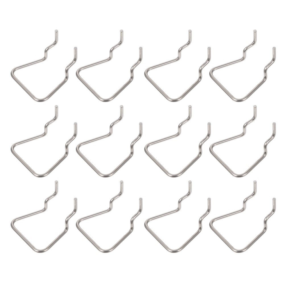 12Pcs Tool Display Shelf Rack Hook Exhibition Display Hook for Hardwares Tool
