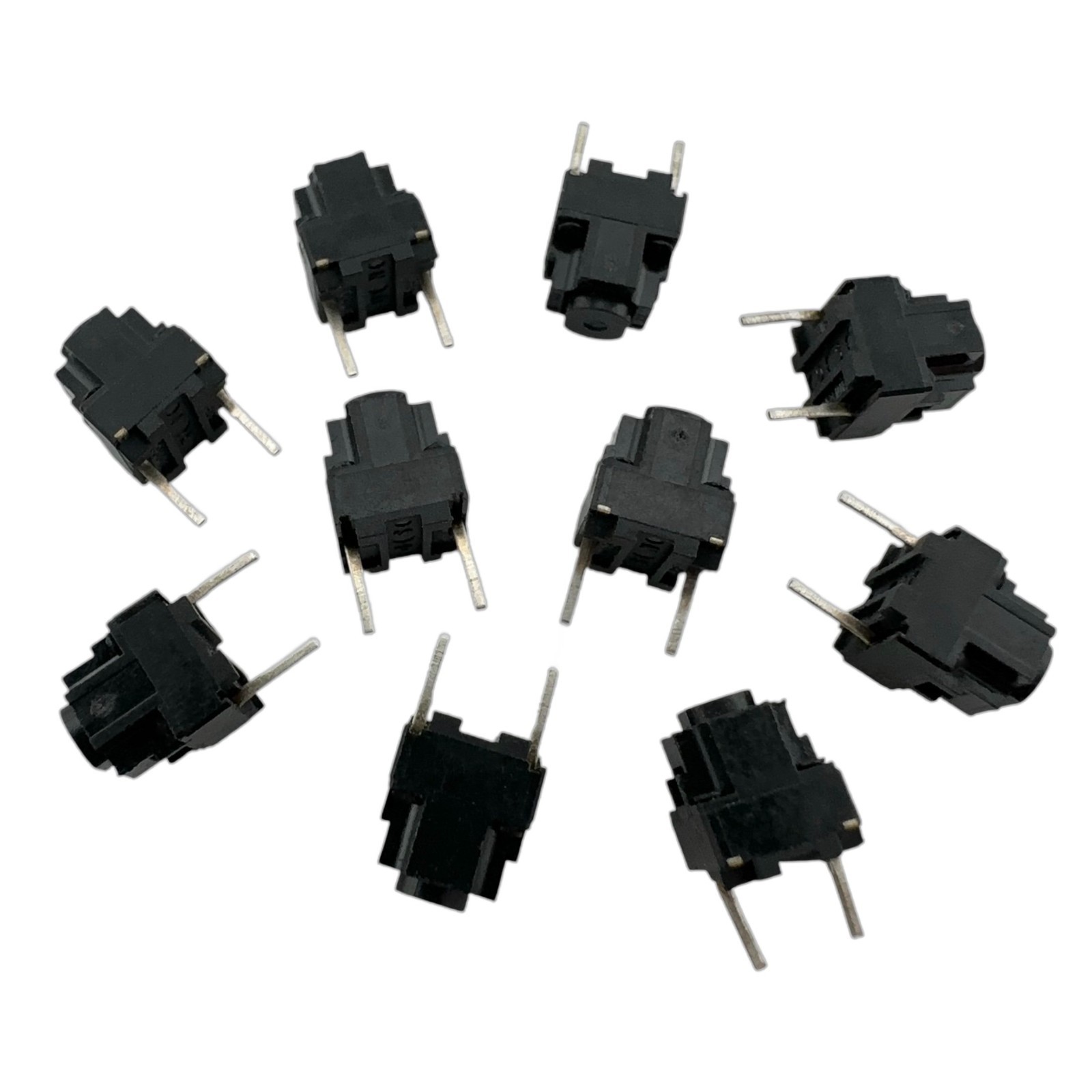 10 Pcs - Omron B3M-6009 Tactile 2-Pin Micro Switch SPST-NO 0.05A 12V 6x6x7.3MM