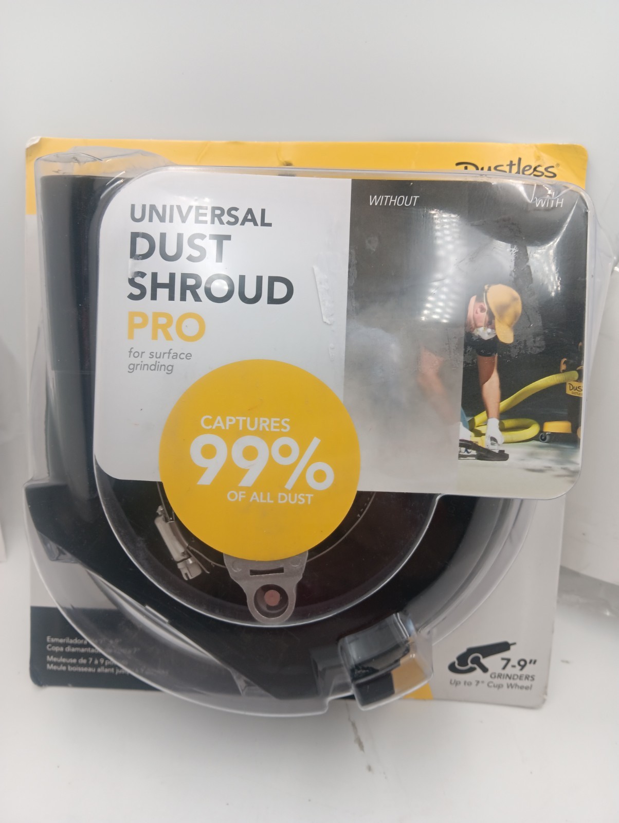Dustless Technologies 7 in. Universal Dust Shroud Pro for Angle Grinders