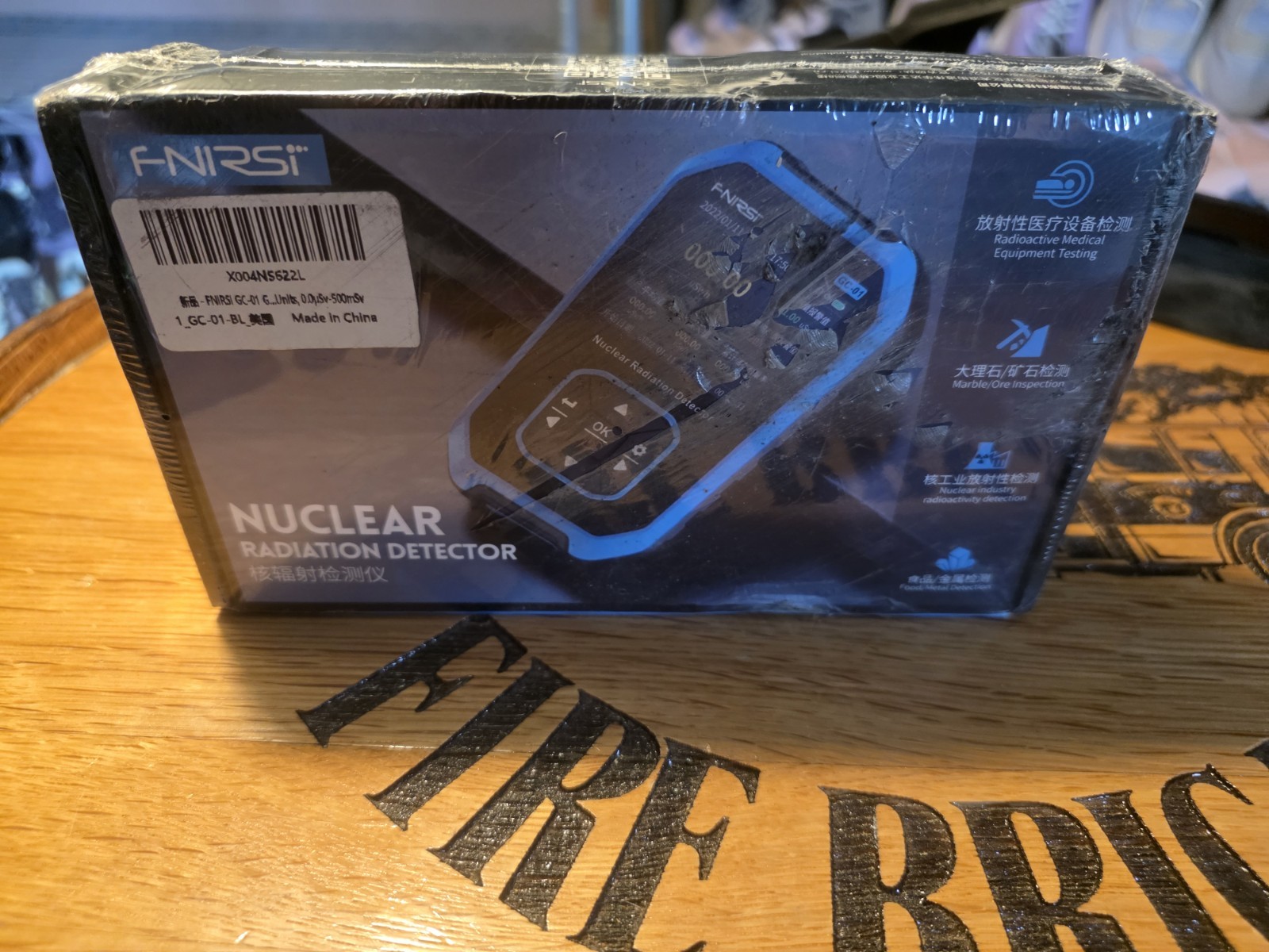 FNIRSI GC01 Geiger Counter Nuclear Radiation DetectorTester Gamma Beta β Y XRay