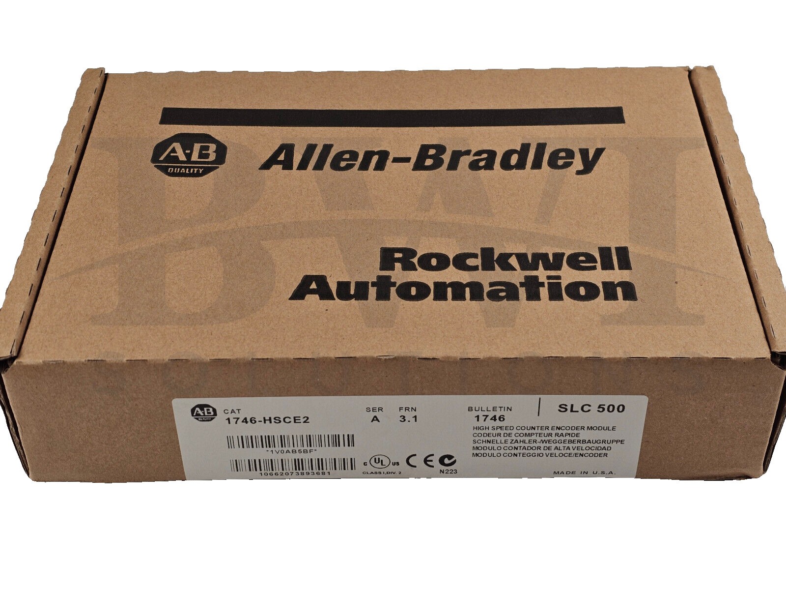 NEW Allen Bradley 1746-HSCE2 /A SLC 500 4-In / 4-Out Counter Module 1746HSCE2