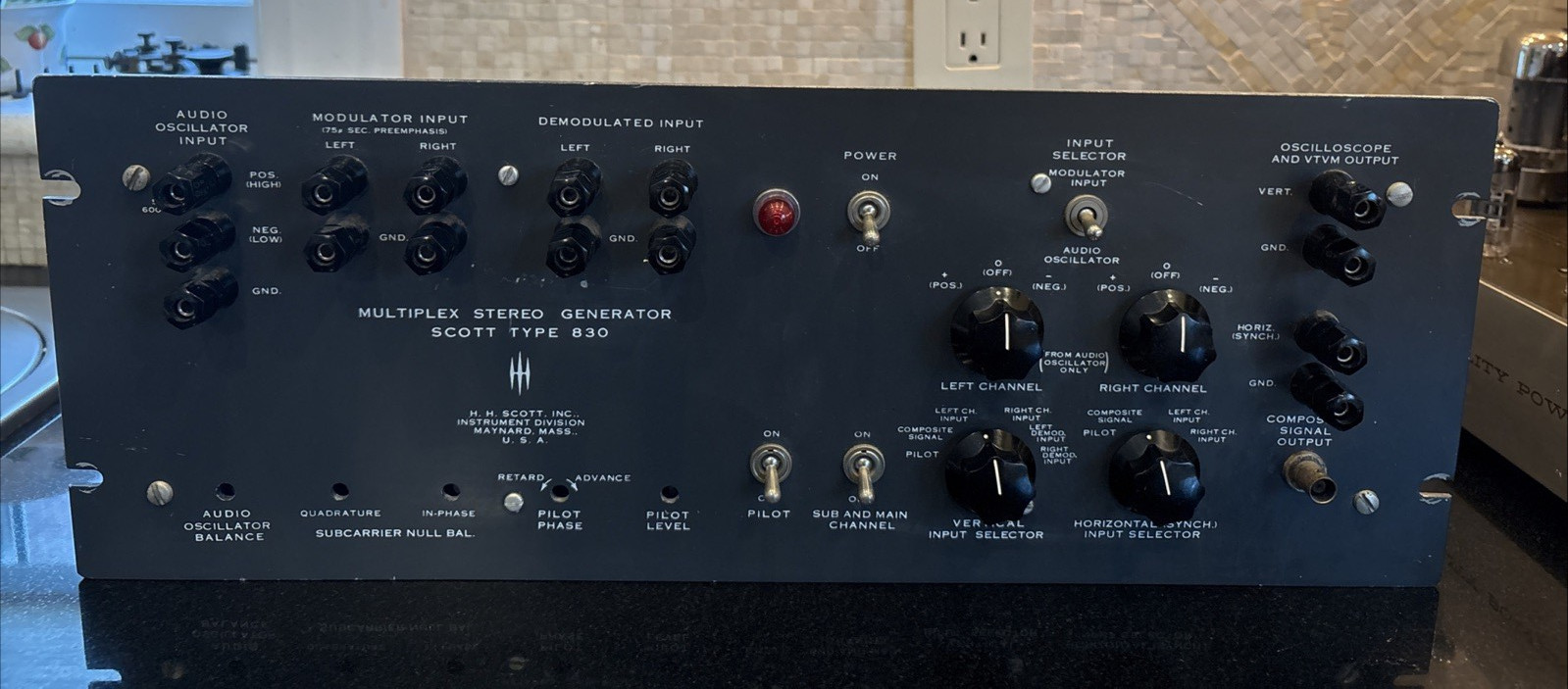 Scott 830 Multiplex Stereo Tube Generator